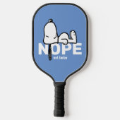 Erdnüsse | Snoopy heute nicht Pickleball Schläger (Rückseite)