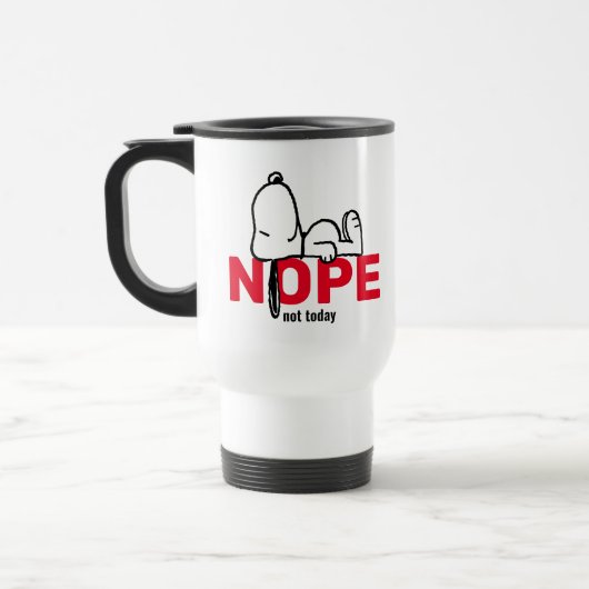 Erdnüsse | Snoopy heute nicht Reisebecher (Links)