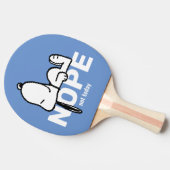 Erdnüsse | Snoopy heute nicht Tischtennis Schläger (Seitenansicht)