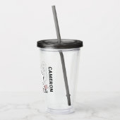 Erdnüsse | Snoopy Ho Ho Ho Food Disc Acryltrinkbecher (Links)