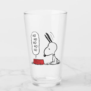 Erdnüsse Snoopy Ho Ho Ho Food Disc Glas