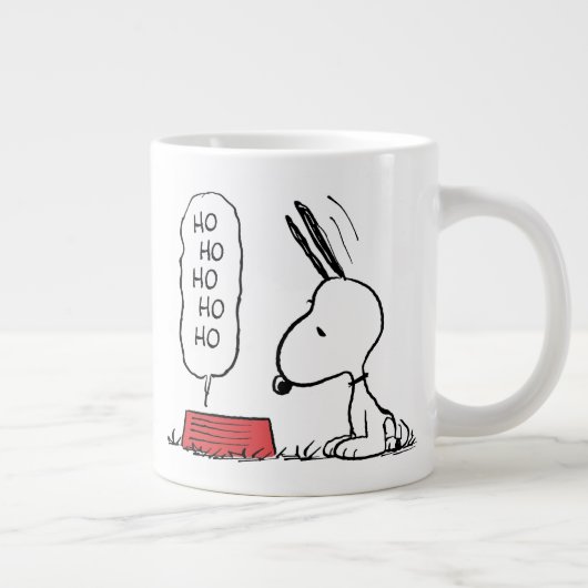 Erdnüsse | Snoopy Ho Ho Ho Food Disc Jumbo-Tasse (Rechts)