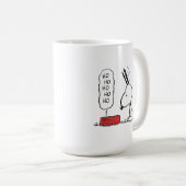 Erdnüsse | Snoopy Ho Ho Ho Food Disc Kaffeetasse (VorderseiteRechts)