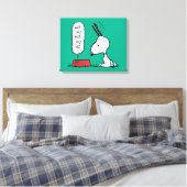 Erdnüsse | Snoopy Ho Ho Ho Food Disc Leinwanddruck (Insitu (Schlafzimmer))