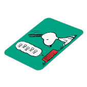 Erdnüsse | Snoopy Ho Ho Ho Food Disc Magnet (Linke Seite)