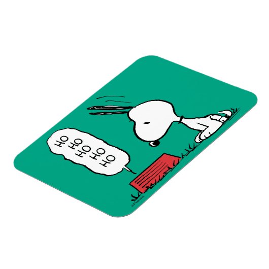 Erdnüsse | Snoopy Ho Ho Ho Food Disc Magnet (Linke Seite)