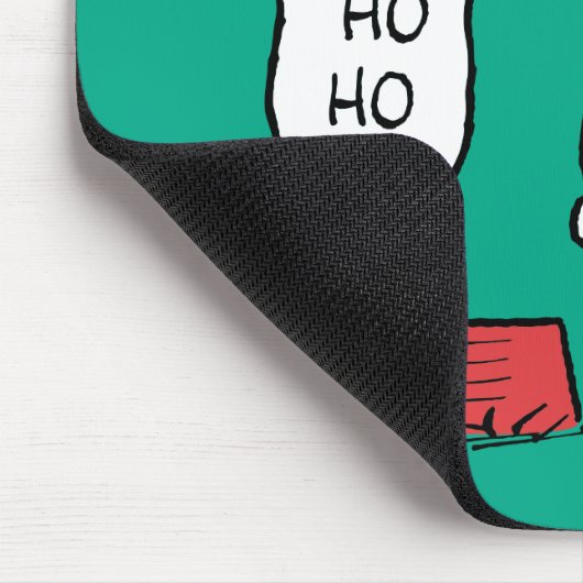 Erdnüsse | Snoopy Ho Ho Ho Food Disc Mousepad (Ecke)