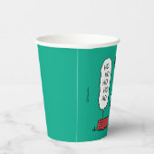 Erdnüsse | Snoopy Ho Ho Ho Food Disc Pappbecher (Rechts)