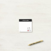 Erdnüsse | Snoopy Ho Ho Ho Food Disc Post-it Klebezettel (Auf Schreibtisch)