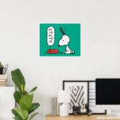 Erdnüsse | Snoopy Ho Ho Ho Food Disc Poster (Heimbüro)