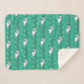 Erdnüsse | Snoopy Ho Ho Ho Weihnachtsmuster Sherpadecke (Vorderseite (Horizontal))