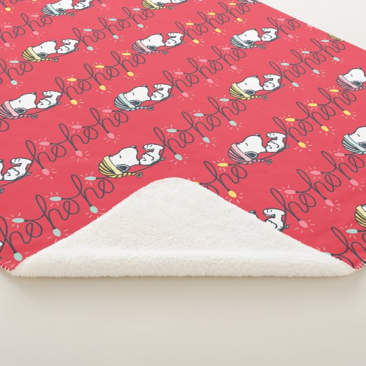 Erdnüsse | Snoopy Holiday Ho Ho Ho Holiday Sherpadecke (3/4)
