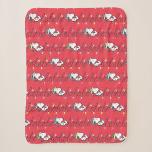 Erdnüsse Snoopy Holiday Ho Ho Ho Holiday Sherpadecke