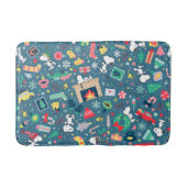 Erdnüsse | Snoopy Holiday Pattern Bath Mat Badematte (Vorderseite)