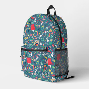 Erdnüsse   Snoopy Holiday Pattern Bedruckter Rucksack