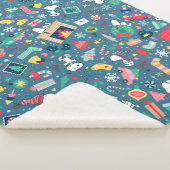 Erdnüsse | Snoopy Holiday Pattern Sherpadecke (3/4)