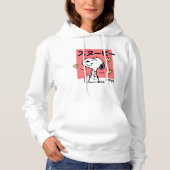 Erdnüsse | Snoopy Hug Herz Hoodie (Vorderseite)