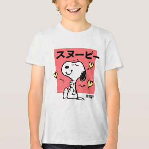 Erdnüsse   Snoopy Hug Herz Tri-Blend Shirt