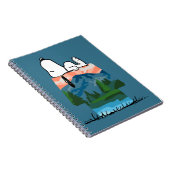 Erdnüsse | Snoopy Hund Sonnenuntergang Ansicht Notizblock (Rechte Seite)