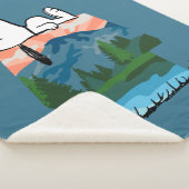 Erdnüsse | Snoopy Hund Sonnenuntergang Ansicht Sherpadecke (3/4)