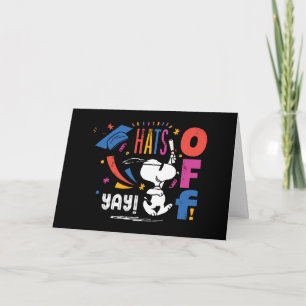 Erdnüsse Snoopy Hut Ab Für Dich Abschluss Gratulie Karte