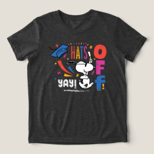 Erdnüsse Snoopy Hut Ab Für Dich Abschluss Gratulie Tri-Blend Shirt