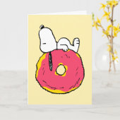 Erdnüsse | Snoopy I Donut Know | Foto hinzufügen Karte (Gelbe Blume)