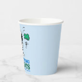 Erdnüsse | Snoopy I Liebe Anbringen von Geschenken Pappbecher (Links)