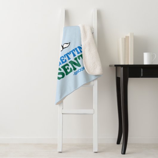 Erdnüsse | Snoopy I Liebe Anbringen von Geschenken Sherpadecke (Beispiel)