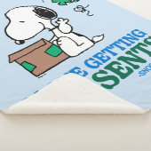 Erdnüsse | Snoopy I Liebe Anbringen von Geschenken Sherpadecke (3/4)
