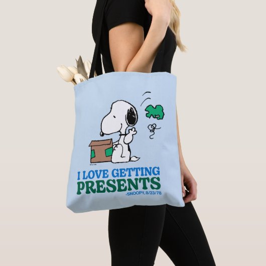 Erdnüsse | Snoopy I Liebe Anbringen von Geschenken Tasche (Von Nahem)