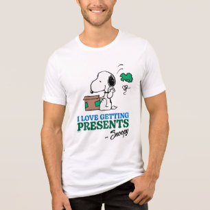 Erdnüsse   Snoopy I Liebe Anbringen von Geschenken Tri-Blend Shirt