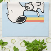 Erdnüsse | Snoopy Ich bin stolz auf mich Geschirrtuch (Gefaltet)