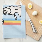 Erdnüsse | Snoopy Ich bin stolz auf mich Geschirrtuch (Viertel Falte)