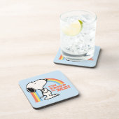 Erdnüsse | Snoopy Ich bin stolz auf mich Getränkeuntersetzer (Rechte Seite)