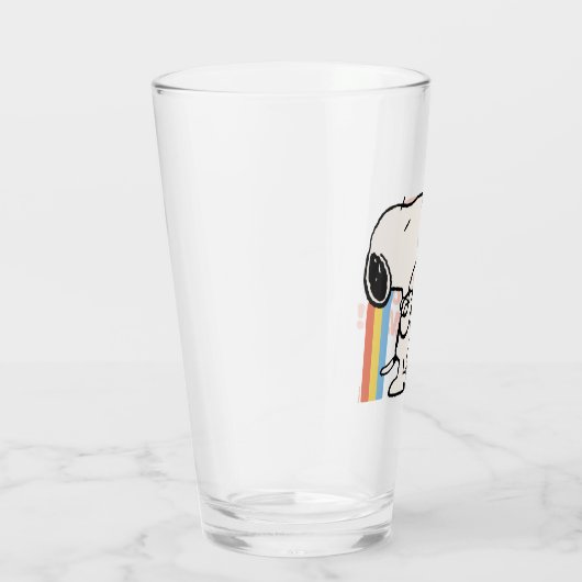 Erdnüsse | Snoopy Ich bin stolz auf mich Glas (Rechts)