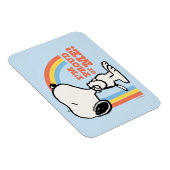 Erdnüsse | Snoopy Ich bin stolz auf mich Magnet (Rechte Seite)