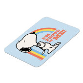 Erdnüsse | Snoopy Ich bin stolz auf mich Magnet (Linke Seite)