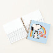 Erdnüsse | Snoopy Ich bin stolz auf mich Notizblock (Innenseite)