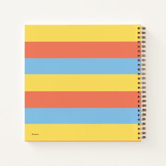 Erdnüsse | Snoopy Ich bin stolz auf mich Notizblock (Rückseite)