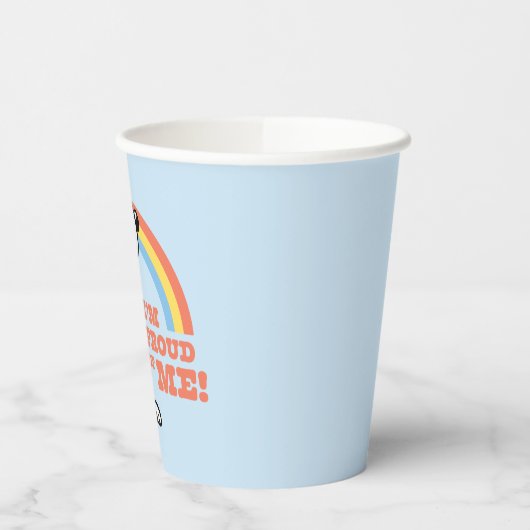 Erdnüsse | Snoopy Ich bin stolz auf mich Pappbecher (Links)