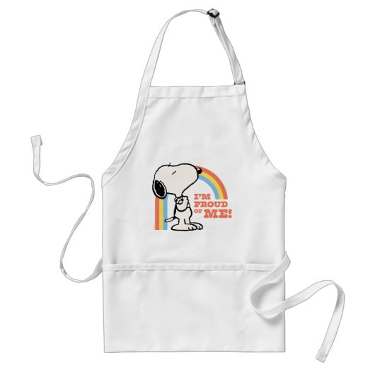 Erdnüsse | Snoopy Ich bin stolz auf mich Schürze (Vorne)