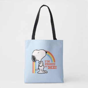 Erdnüsse Snoopy Ich bin stolz auf mich Tasche