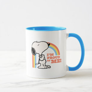 Erdnüsse   Snoopy Ich bin stolz auf mich Tasse