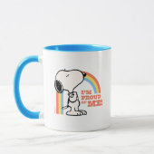 Erdnüsse | Snoopy Ich bin stolz auf mich Tasse (Links)