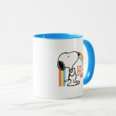 Erdnüsse | Snoopy Ich bin stolz auf mich Tasse (VorderseiteRechts)