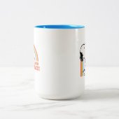 Erdnüsse | Snoopy Ich bin stolz auf mich Zweifarbige Tasse (Mittel)
