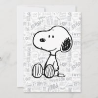 ERDNÜSSE | Snoopy in Schwarz-Weiß-Comics