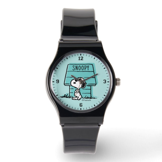 Erdnüsse | Snoopy ist real Armbanduhr (Vorderseite)