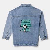 Erdnüsse | Snoopy ist real Jeansjacke (Rückseite)